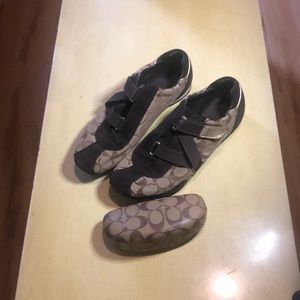 Coach shoes n glasses case combo